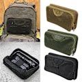 Miniatyrbillede 2 af 10: Kompakte bærere Utility Admin Pouch tasker 7,5x5x2 tommer Army Green