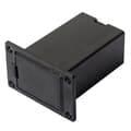 Ny 1st 9V batteri Svart Hållare för Case Box Cover Gitarr Bas Picku