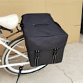 Miniatyrbillede 4 af 10: Cykel Bagagebærer Bagagebærer til Cykling Pendling Dagligvarer Black