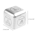 Miniatyrbillede 5 af 11: 1/5 stk. rustfrit stål mad beslutning terninger date night mad beslutning maker 5PCS