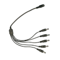 Miniatyrbillede 9 af 11: 40 cm DC5521 strømkabel 5,5x2,1 mm hun til 5,5x2,1 mm hanstik Splitter ledning forlængerledning til skærme routere null - One for three