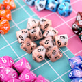 Miniatyrbilde 3 av 11: 10 stk/sett 10-sidet D10 polyhedral terning tallskive bordspill 4