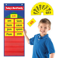 Miniatyrbild 2 av 8: Classroom Word Family Pocket Chart med 217 Word Family Card Word Building Chart