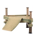 Miniatyrbillede 3 af 3: Reptil Slope Skildpadde Bask Platform Skildpadde Hvile Basking Platform Skildpadderampe M