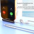 Miniatyrbilde 4 av 9: 2 stk. aluminium Type C til 3,5 mm hodetelefonadapter med sammenleggbart stativ