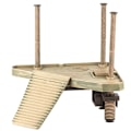 Miniatyrbillede 2 af 3: Reptil Slope Skildpadde Bask Platform Skildpadde Hvile Basking Platform Skildpadderampe M