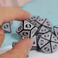 Pikkukuva 4 / 10: 10 kpl 10-sivuista noppaa D10 monitahoista noppaa peleihin RPG MTG noppasetti Red