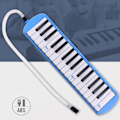 Pikkukuva 2 / 11: 32-näppäiminen melodika-instrumentti, ilmapiano, jossa pitkä putki ja lyhyet suukappaleet Black Soft Case