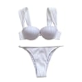 Pikkukuva 1 / 9: Kaksiosainen uimapuku Valkoinen bikinit Uimapuku White L