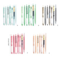 Pikkukuva 3 / 11: 7 x 0,5 mm sisäänvedettävä geelikynä nopeasti kuivuva neutraali kynä Signature Pen kaksipäinen korostus toimistotarvikkeet koulutarvikkeet null - 4