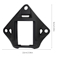 Miniatyrbillede 3 af 10: Taktisk hjelm NVG montering base shroud, aluminiumlegering montering holder base Mud Color