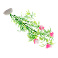 Miniatyrbilde 3 av 8: Kunstige blader Dekorative grønne planter Dekor for Turtle Tanks Ornament
