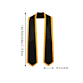 Miniatyrbilde 3 av 10: Gradueringsstole for College Church Ceremony Graduation Honor Stole White