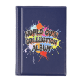 Miniatyrbillede 11 af 11: Coin Collector Album 120 Pocket Coin Storage Album Møntsamlingsbog Blue - 2