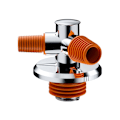 Miniatyrbillede 9 af 11: Opgraderet ABS Triple Connector Langtidsholdbar Alsidig Connector Nem at installere Fleksibel forbindelse til kloakrør null - B