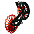 Pikkukuva 6 / 11: Pyörän takavaihtajan hihnapyörä SRAM RIVAL10s/RIVAL11s/FORCE10s/FORCE11s SD1 Black