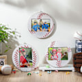 Miniatyrbilde 8 av 10: Baseball Fotball Bilde Rammer Sett med 2 for Sports Elsker Foto Holdere Football