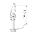 Miniatyrbilde 3 av 8: 10 stk Undermontert vask Monteringsfester Monteringsutstyr for kjøkkenbad