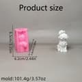 Miniatyrbillede 5 af 7: Silikoneform 3D Hundeforme Støbeforme Gipsforme Ornamentforme