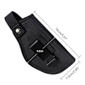 Pikkukuva 3 / 10: Oikea- ja vasenkätisten piilotettava vyölaukku aseille Black Color