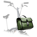 Miniatyrbillede 2 af 11: Cykel Frontramme Energitaske Cykelramme Kurv til Cykelture Matt green