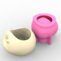 Miniatyrbillede 5 af 11: Silikone Planteform 3D Frugt Form Urtepotter Form Opbevaringsholder Vase Harpiks Form til Beton Cement Harpiks Form DIY 2