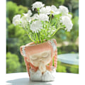 Miniatyrbild 7 av 11: Nonstick Cutet Bön Flicka Pennhållare Form Blomkruka Form Gör-det-själv-hantverk Prydnadsverktyg gör-det-själv- form