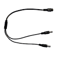 Miniatyrbillede 1 af 11: 40 cm DC5521 strømkabel 5,5x2,1 mm hun til 5,5x2,1 mm hanstik Splitter ledning forlængerledning til skærme routere null - One for two