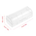 Transparent plast för case Behållare Batteriförvaringslåda för 1X 26650 B