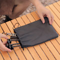 Miniatyrbilde 10 av 11: Avtakbar Grill Vertikal Tripod Grill Grill Grill Aluminiumlegering Brakett Tripod