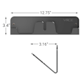 Miniatyrbilde 9 av 10: Universal veggmontert holder for Quest 1/2/Rift/Rift-S/HTC Vive VR-headset - Displaystativ for oppbevaring, plassbesparende Black