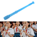 Miniatyrbilde 2 av 11: Plastisk instrument musikalsk sopran blokkfløyte lang fløyte 8 hull Blue
