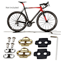 Miniatyrbillede 2 af 8: SPD Sko Adapter Klamper Cykler Sko Pedaler Klamper Cykeltilbehør