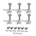 Miniatyrbilde 10 av 11: Inline Chrome Elektrisk Gitar Locking Pick Set for Fender ST TL Style 6R