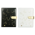 Miniatyrbilde 10 av 11: Business Notebook Loose Leaf Notebook Avtakbar indre side Constellations Journal Notebook Skrivesaker Notatblokker Black