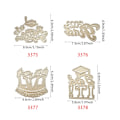 Miniatyrbild 3 av 11: Metallskärningsform för examen, Scrapbooking Stencil Die Cuts Card Embossing DIY 3377