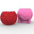 Miniatyrbillede 4 af 11: Urtepotte Silikoneform Beton Cement Urtepotteform Aromaterapi Gipsform Lyskop Epoxyharpiksform Boligindretning
