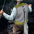 Miniatyrbillede 4 af 11: Herre Hurtigtørrende Fiskevest Mesh Jakker Vandring Multi-lomme Fiskevest S