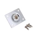 Guitar Plate + Output Socket Chrome Rektangel för Gibosn