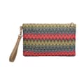 Kvinnor Halmväskor Kontrastfärg Vävd handväska Handväska Etnisk stil Casual Clutch Section 2