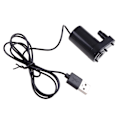 Miniatyrbild 10 av 11: Mikrodränkbar vattenpump Fisktankar Akvarium USB driven för DC 5V 2-3L/min Laddare Minimotor Vattenpumpstillbehör Black