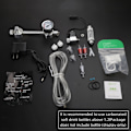 Miniatyrbillede 10 af 11: Akvarium DIY CO2 System Generator Kit Bobletæller Planter Diffuser med magnetventil til ventilfisk til tankregulator Acc E US plug