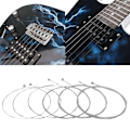 Miniatyrbild 2 av 9: 6 st/förpackning Universal Elektrisk Gitarr Sträng Mässing Hexagonal Stål Kärna Strängar