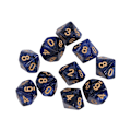 Pikkukuva 1 / 11: Monipuoliset noppakuutiot 15mm RPG-noppakuutiot Perhejuhla Lasten peli Noppakuutiot Kotitalous 1