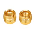 2 stycken mikrofongängad set mikrofonstativadapter 3/8 hona till 5/8 hanskruvadapter utbytesadapteradapter