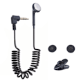 Miniatyrbillede 1 af 8: 3,5 mm Port Enkelt Side Mono Øreprop In-Ear Høretelefon til Chauffører og Sikkerhedspatruljer