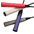 Miniatyrbilde 4 av 11: Antiskli Badminton Racket Grip Superabsorberende Tennis Grip Head Overgrip Black