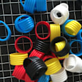Miniatyrbillede 8 af 11: Tennis Racket Grip Rings Racket Fixed Rings Grip Tape til Tennis Racket Håndtag Red