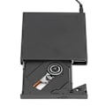 Pikkukuva 2 / 8: Ultrallinen CD- ja DVD-asema USB-portilla, ohut ja kannettava optinen asema kannettavalle tietokoneelle, kannettava CD-poltin Windowsille, OS:lle ja Linuxille