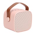 Miniatyrbild 8 av 8: Bärbar Mini Karaoke Bluetooth-högtalare med 2 trådlösa mikrofoner - Rosa